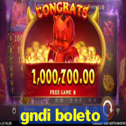 gndi boleto